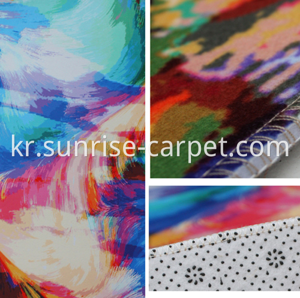 macro heat-transfer printing carpet